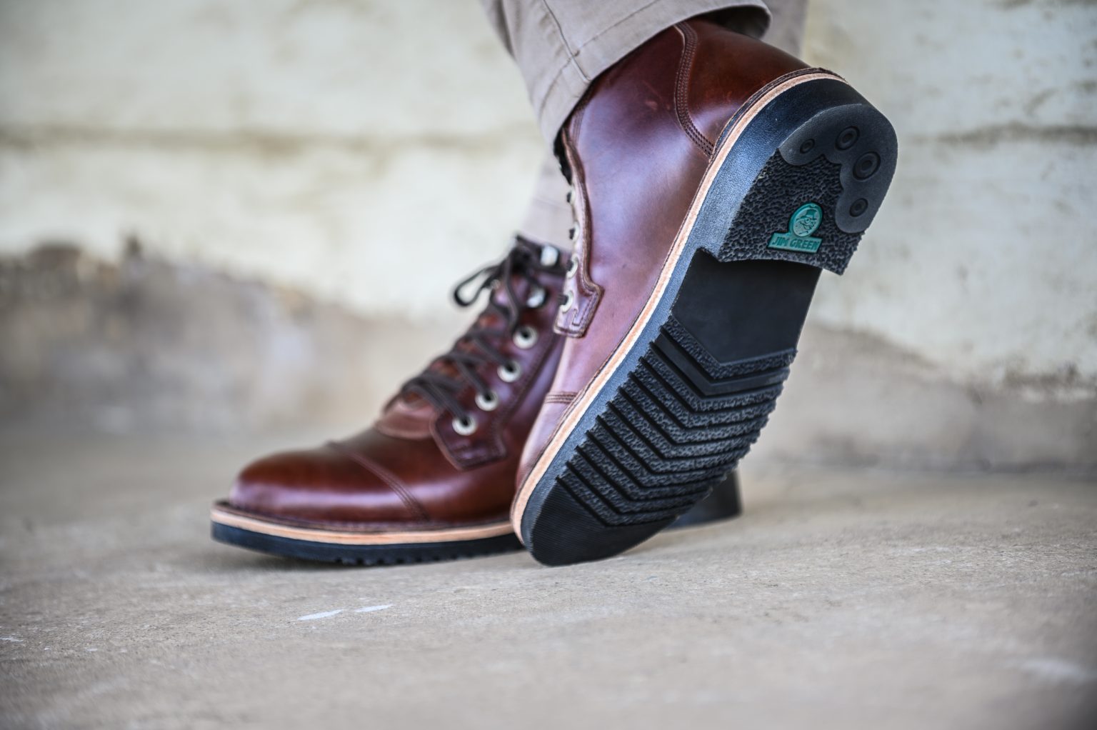 Numzaan Boot - Walnut Veg Tan - Jim Green