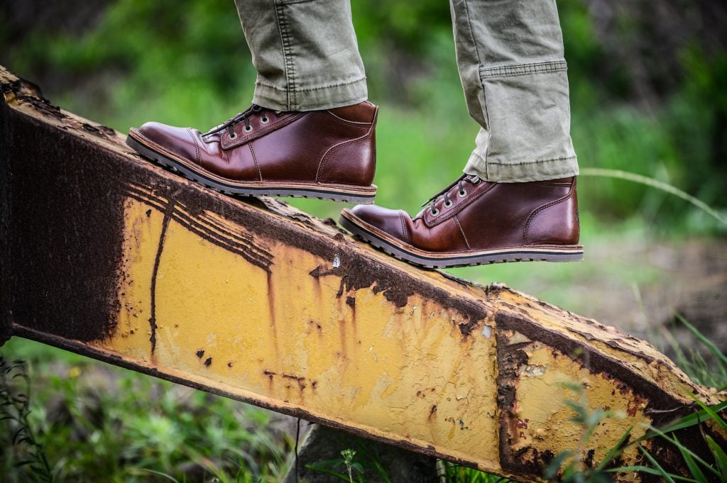 African Ranger Barefoot Boot Walnut Veg Tan Jim Green