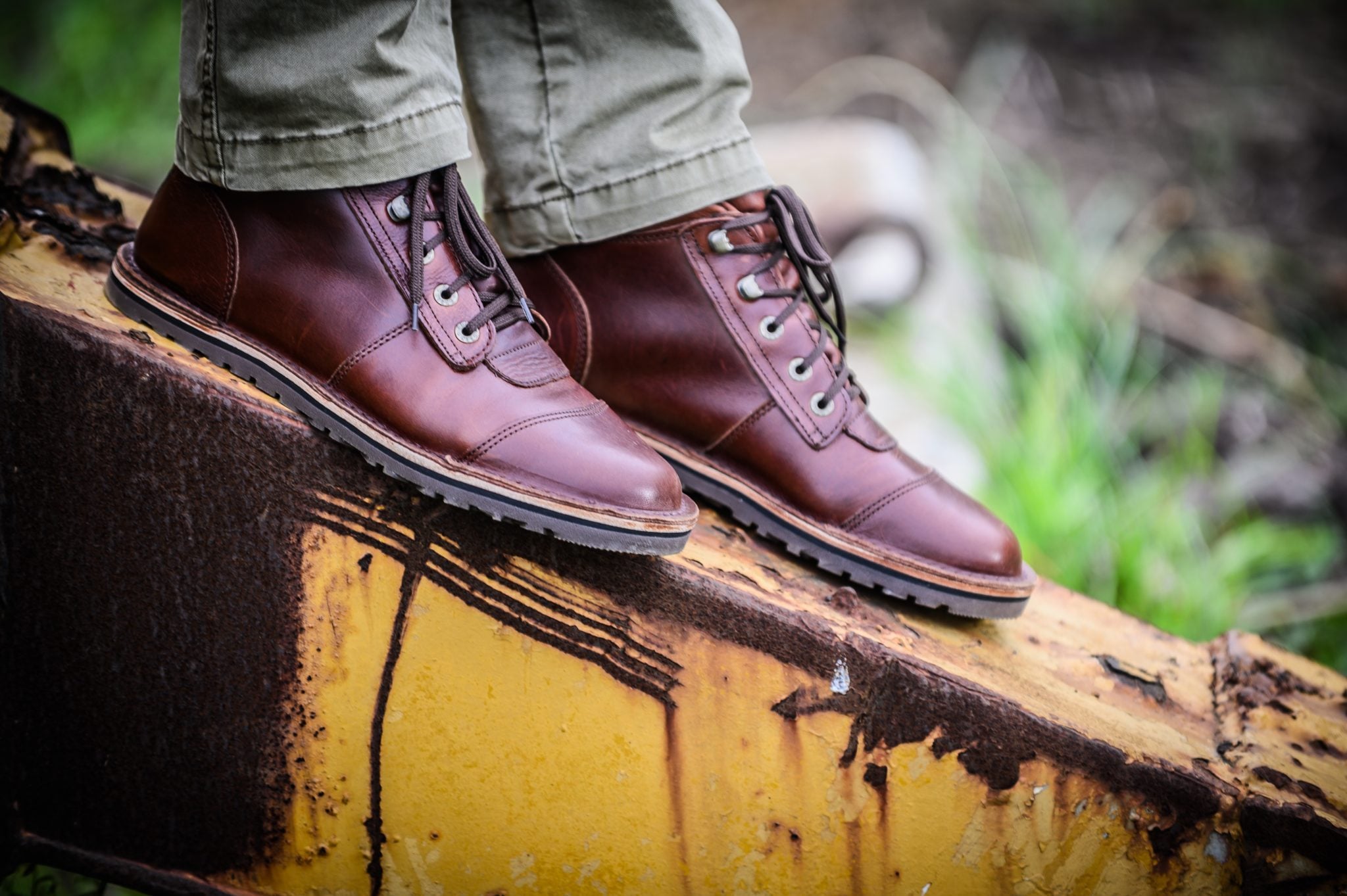 Barefoot African Ranger - Walnut Veg Tan - Jim Green