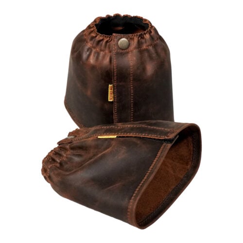 Leather Gaiters - Bronco Brown